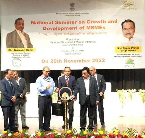 Shri Narayan Rane addresses the National Seminar on Growth & Development of MSMEs