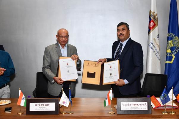 DGGI and NFSU signed a Memorandum of Understanding (MoU) for setting up of digital forensic laboratories