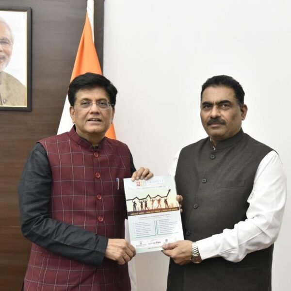 Mr Chandrakant Salunkhe, Founder and President-SME Chamber of India, has met “Shri. Piyush Goyal – Hon’ble Union Minister of Commerce and Industry