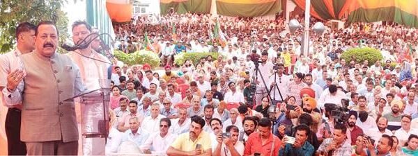 PM Narendra Modi doesn’t discriminate, has risen above the vote politics, believes in mantra of ‘Equitable Development’ of all: Dr. Jitendra Singh