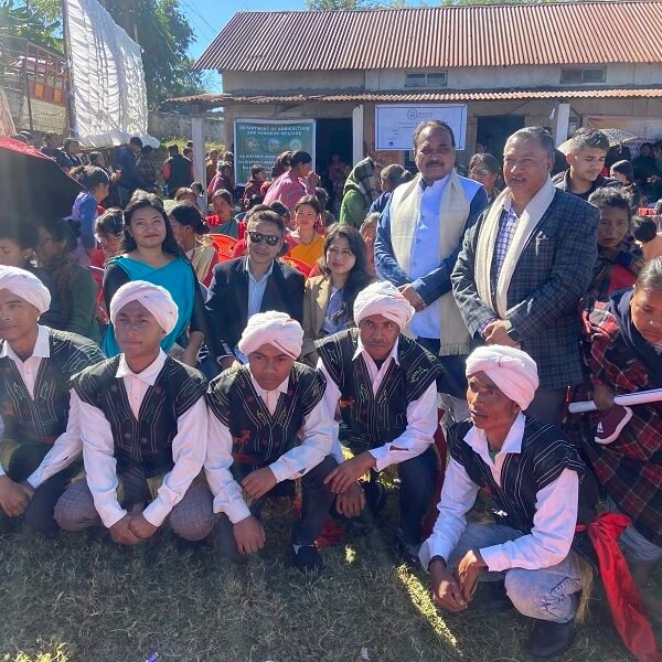 Union MoS participates in Viksit Bharat Sankalp Yatra programme at Laitkseh village
