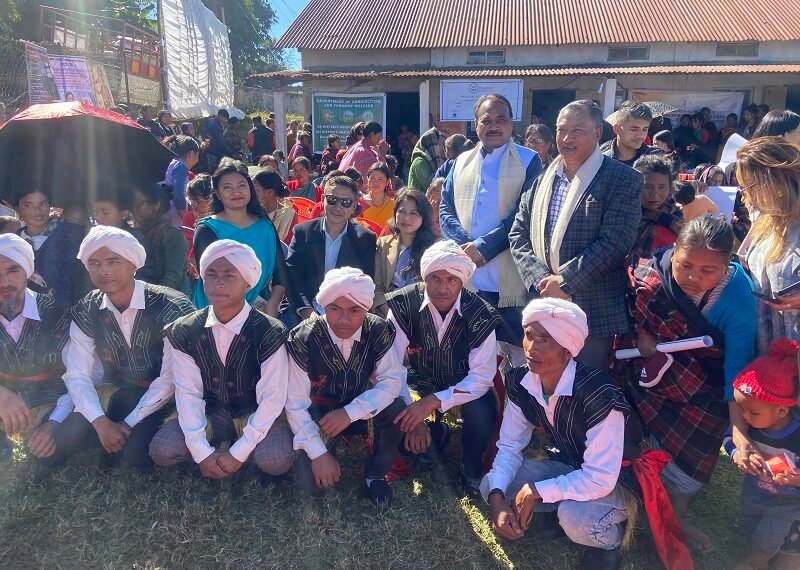 Union MoS participates in Viksit Bharat Sankalp Yatra programme at Laitkseh village