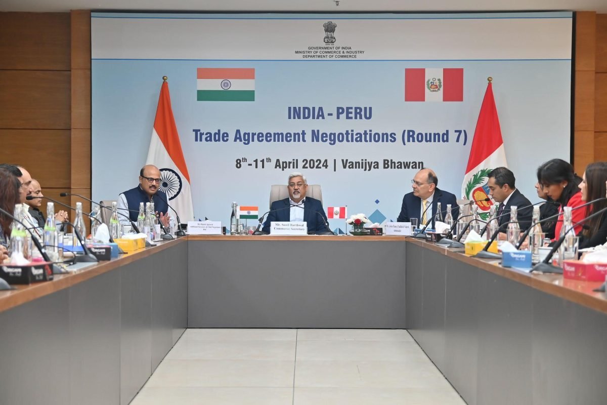 7th round of the India-Peru Trade Agreement Negotiations concludes in New Delhi