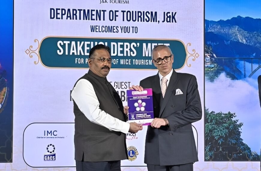 Shri Chandrakant Salunkhe Invited by J&K CM Omar Abdullah to Discuss Industrial Growth and SME Development