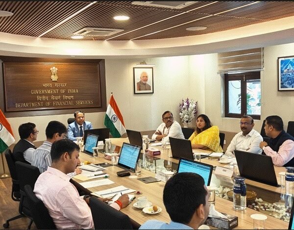 Secretary, DFS chairs a review meeting to monitor the progress of Public Sector Banks in clearing pending cases for NCLT